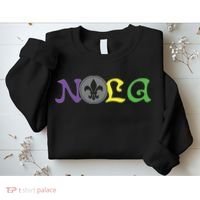 Nola New Orleans Mardi Gras 504 Sweatshirt thumb 2