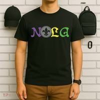 Nola New Orleans Mardi Gras 504 T-Shirt thumb 6
