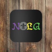 Nola New Orleans Mardi Gras 504 Coaster thumb 0