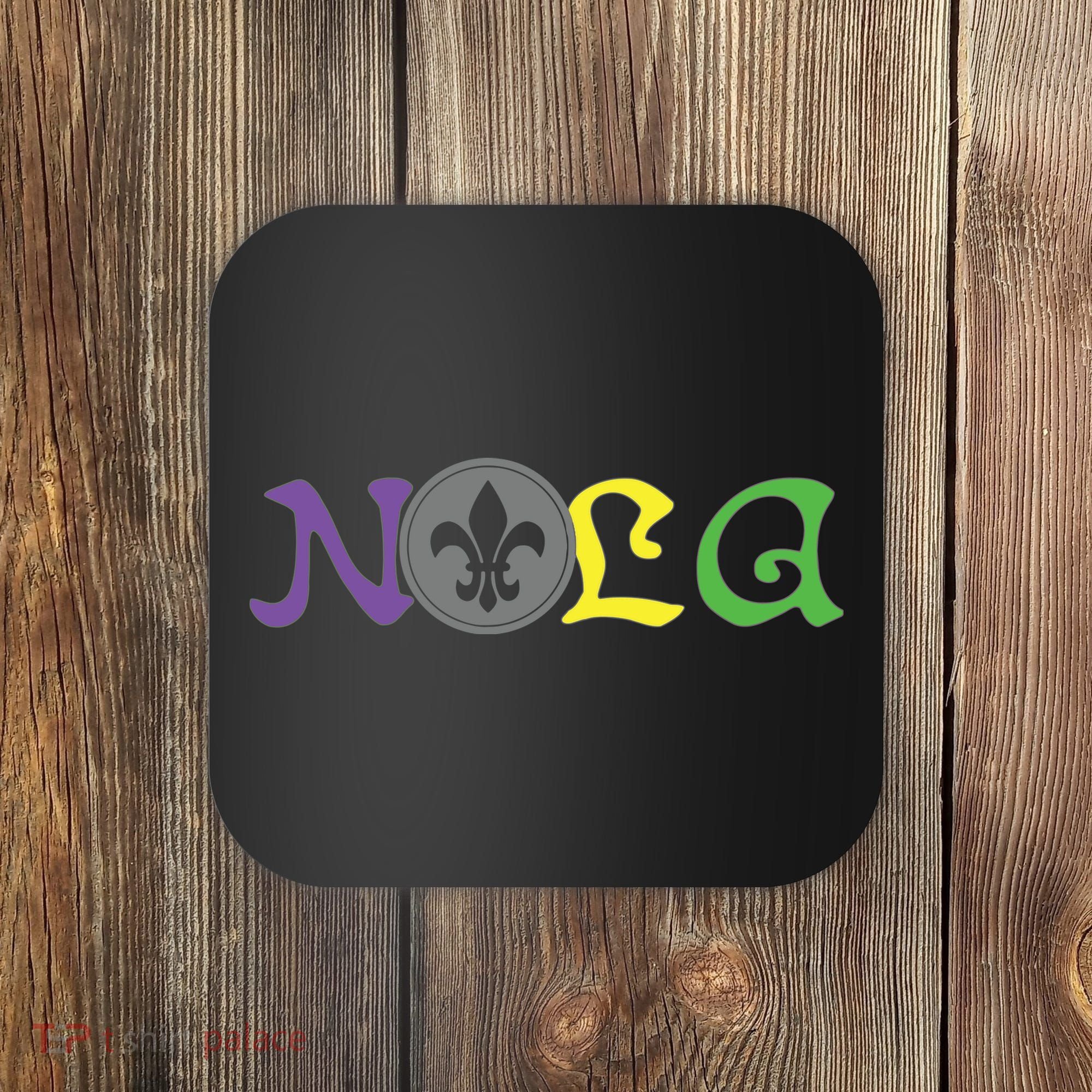 Nola New Orleans Mardi Gras 504 Coaster