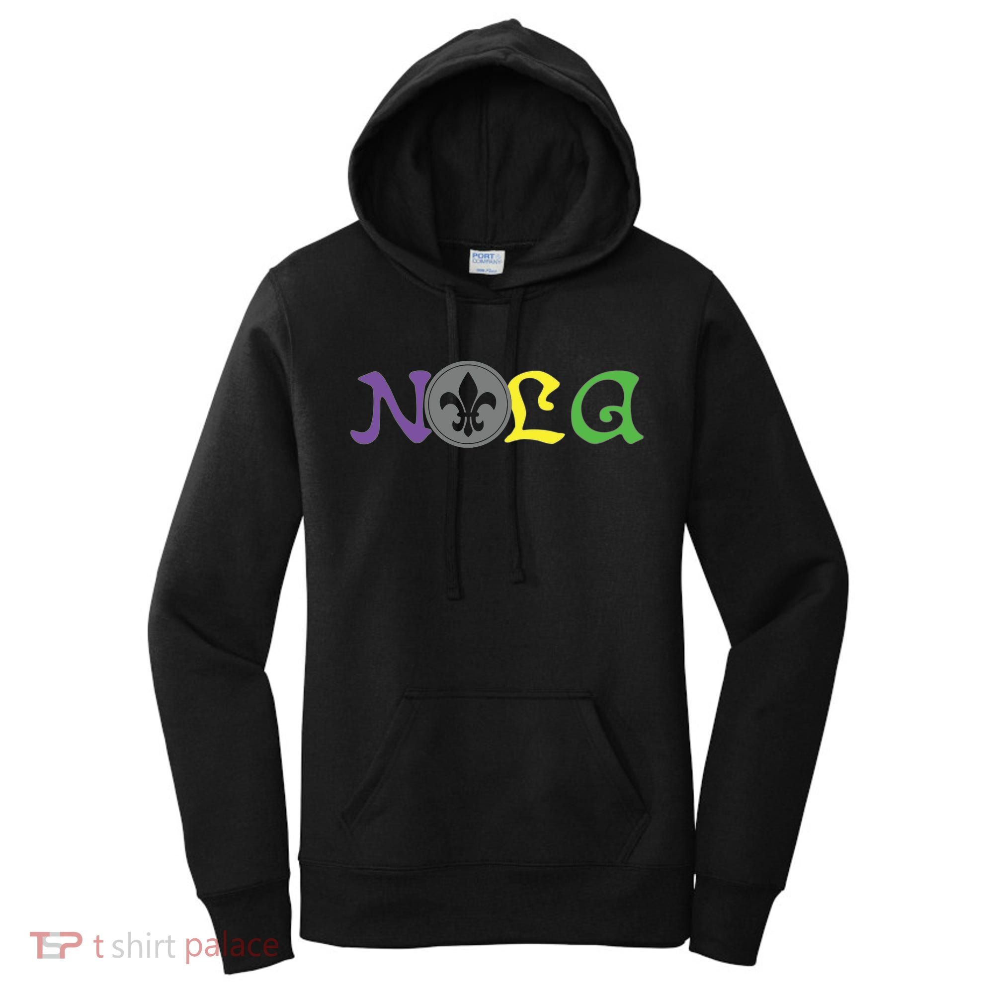 Nola New Orleans Mardi Gras 504 Women's Hoodie