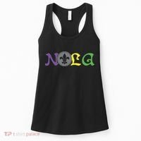 Nola New Orleans Mardi Gras 504 Women's Tank Top thumb 0