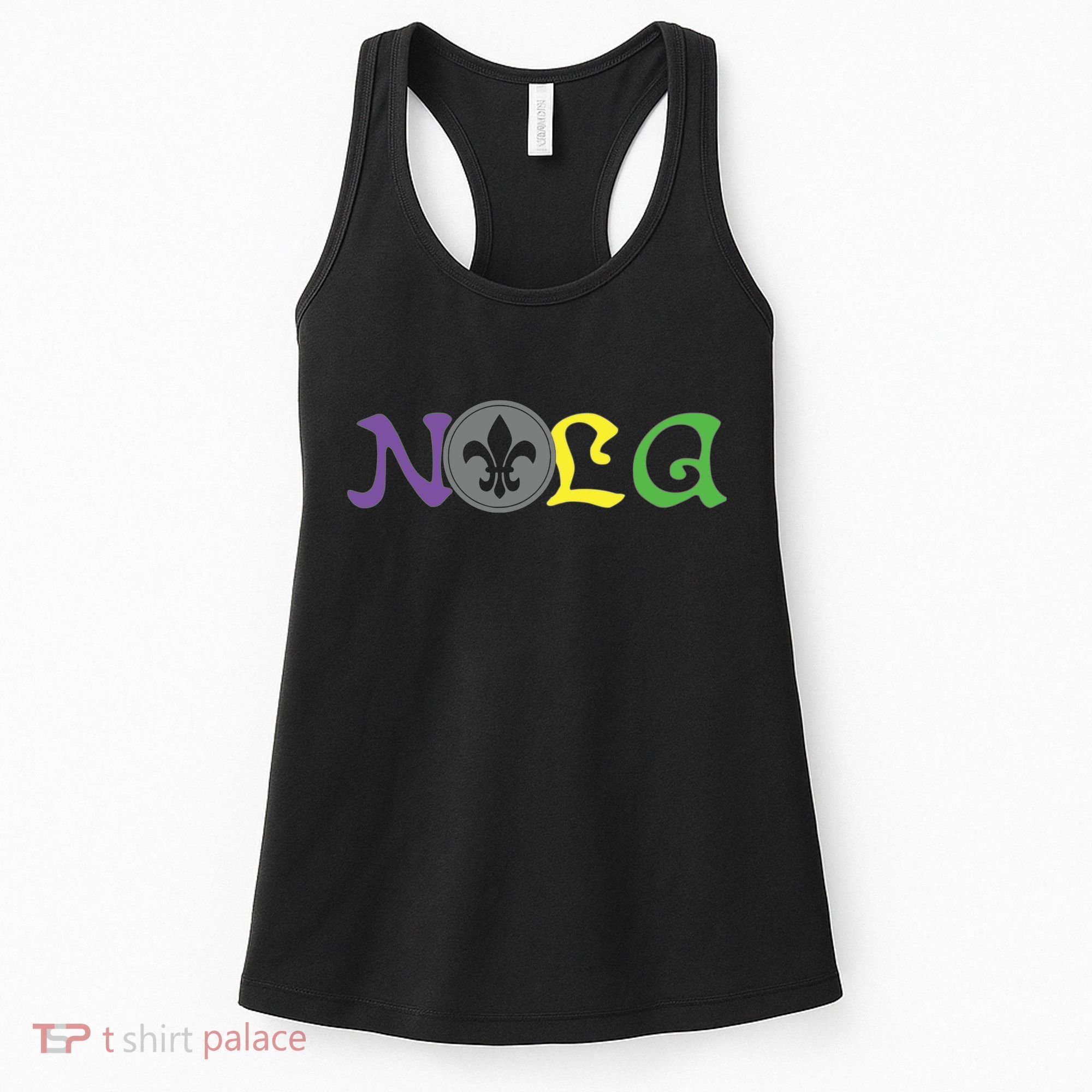 Nola New Orleans Mardi Gras 504 Women's Tank Top