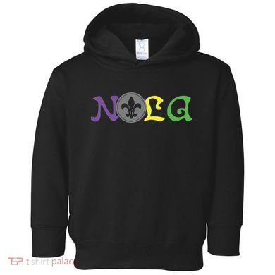 Nola New Orleans Mardi Gras 504 Toddler Hoodie
