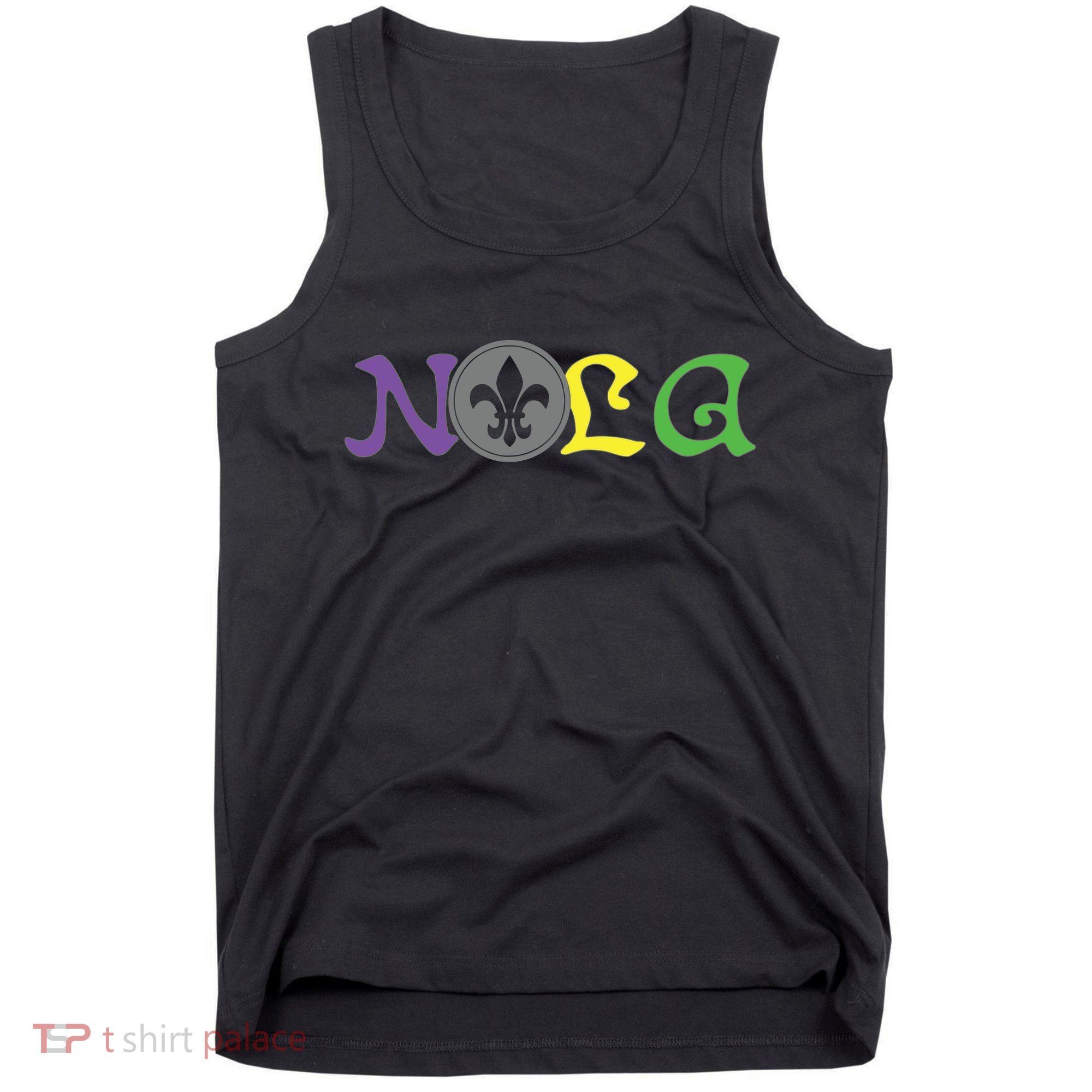Nola New Orleans Mardi Gras 504 Tank Top