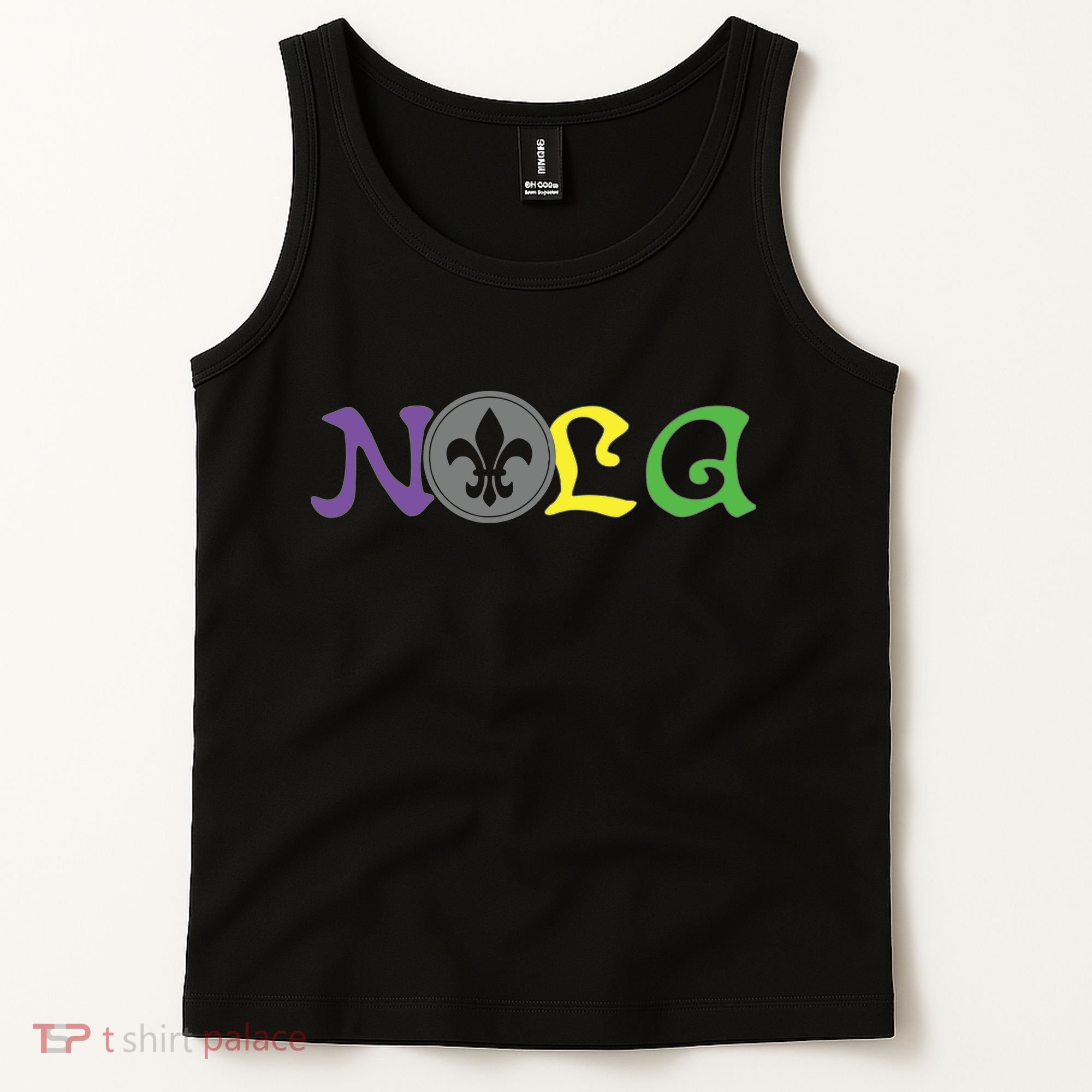 Nola New Orleans Mardi Gras 504 Tank Top