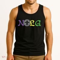 Nola New Orleans Mardi Gras 504 Tank Top thumb 3