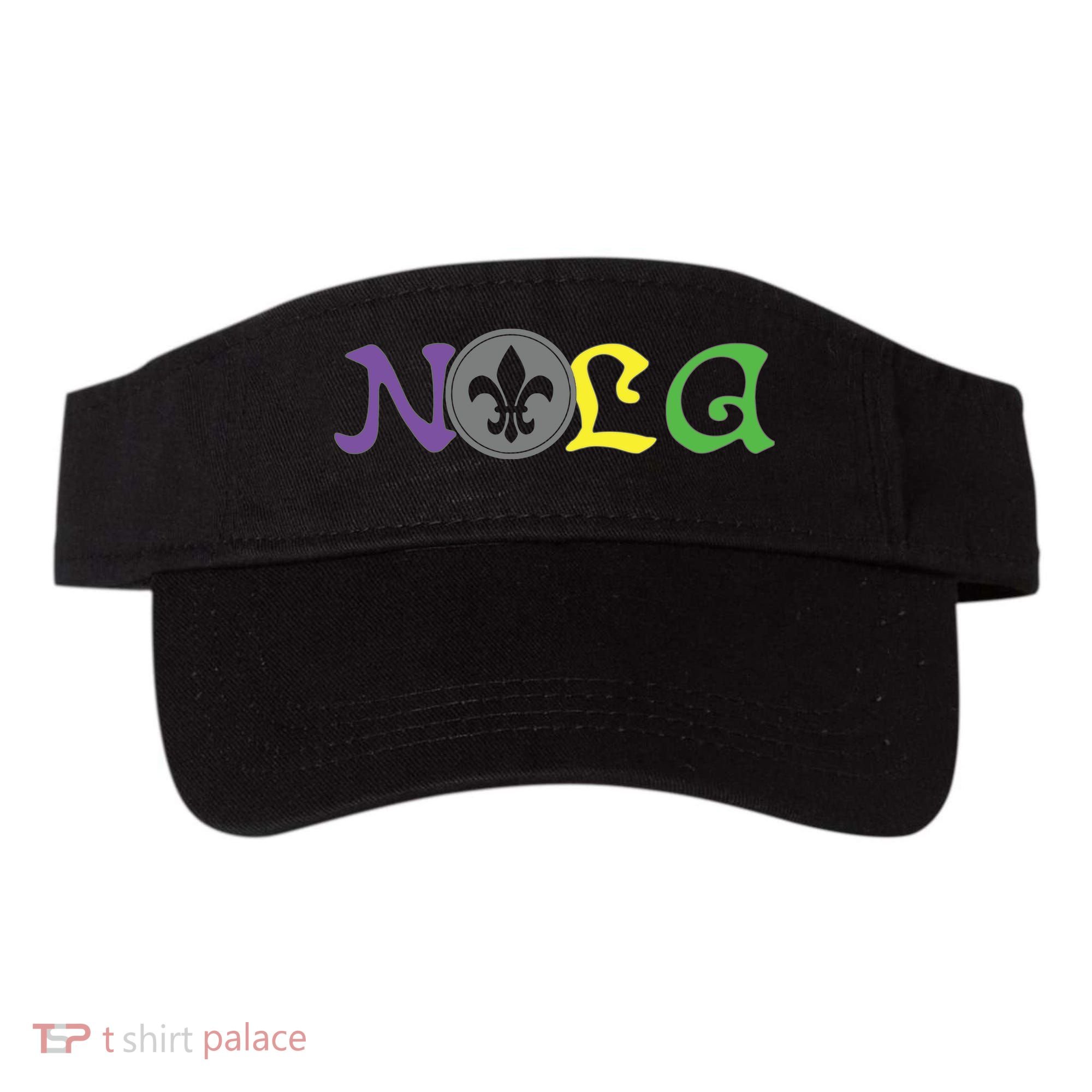 Nola New Orleans Mardi Gras 504 Visor