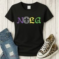 Nola New Orleans Mardi Gras 504 Women's T-Shirt thumb 3