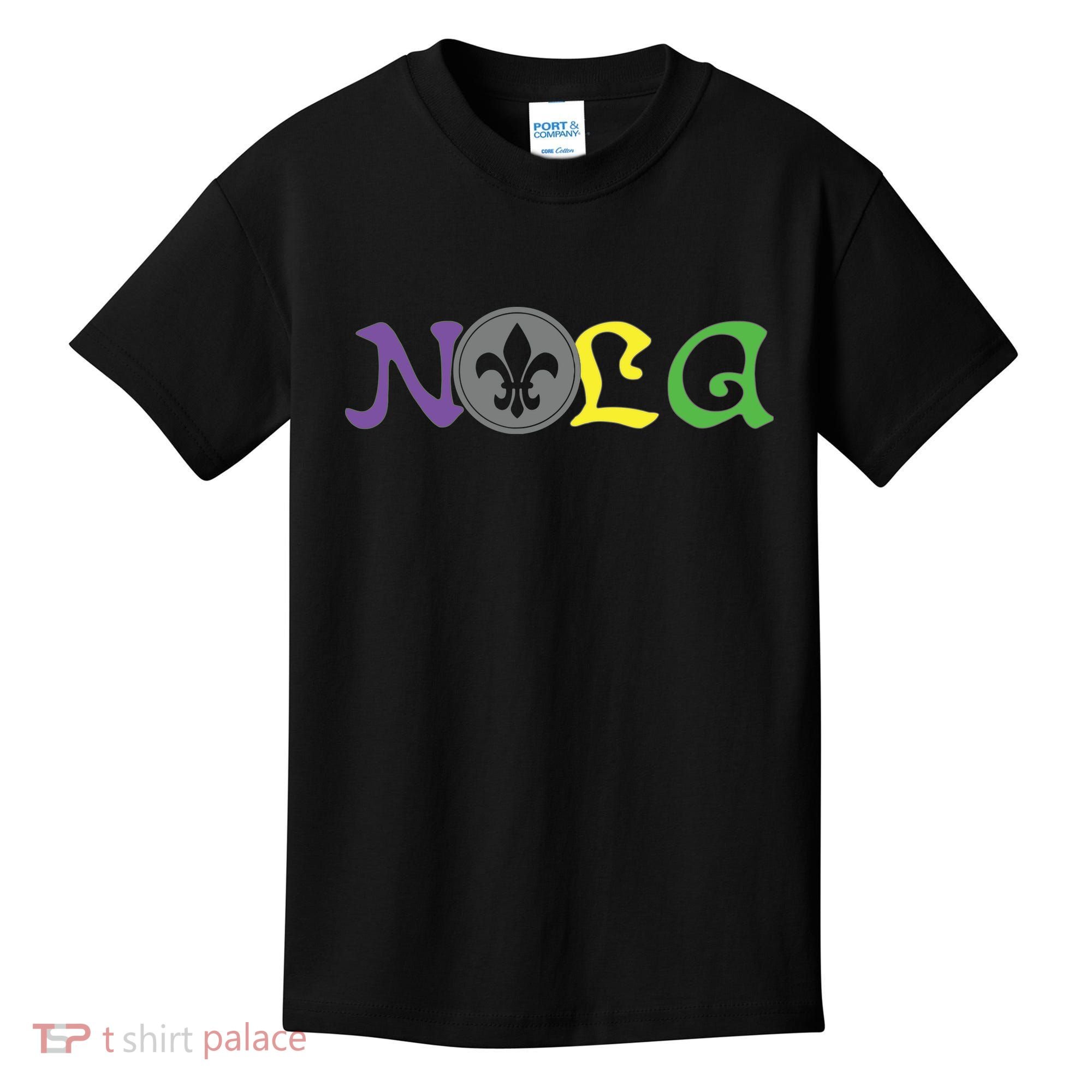 Nola New Orleans Mardi Gras 504 Kids T-Shirt