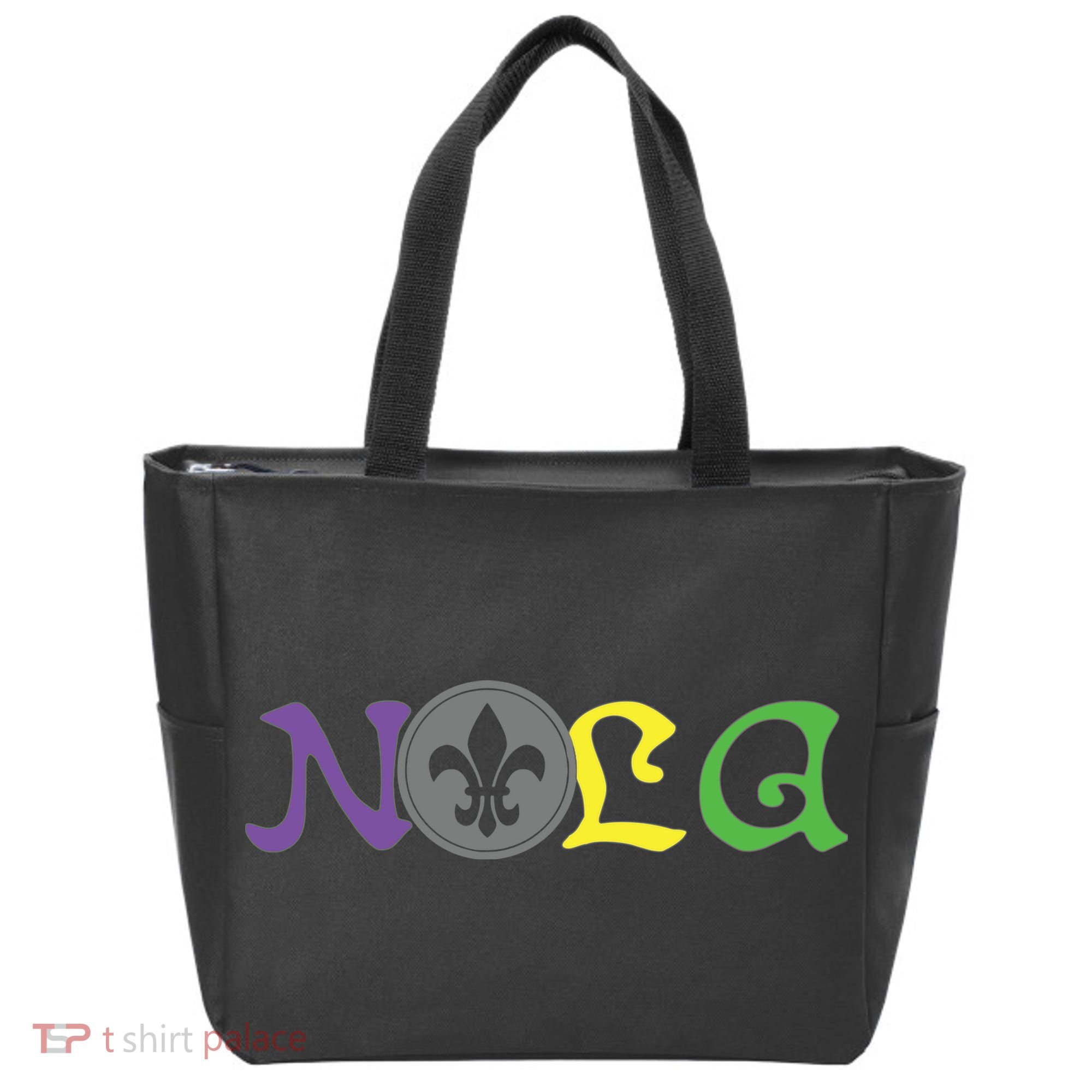 Nola New Orleans Mardi Gras 504 Tote Bag