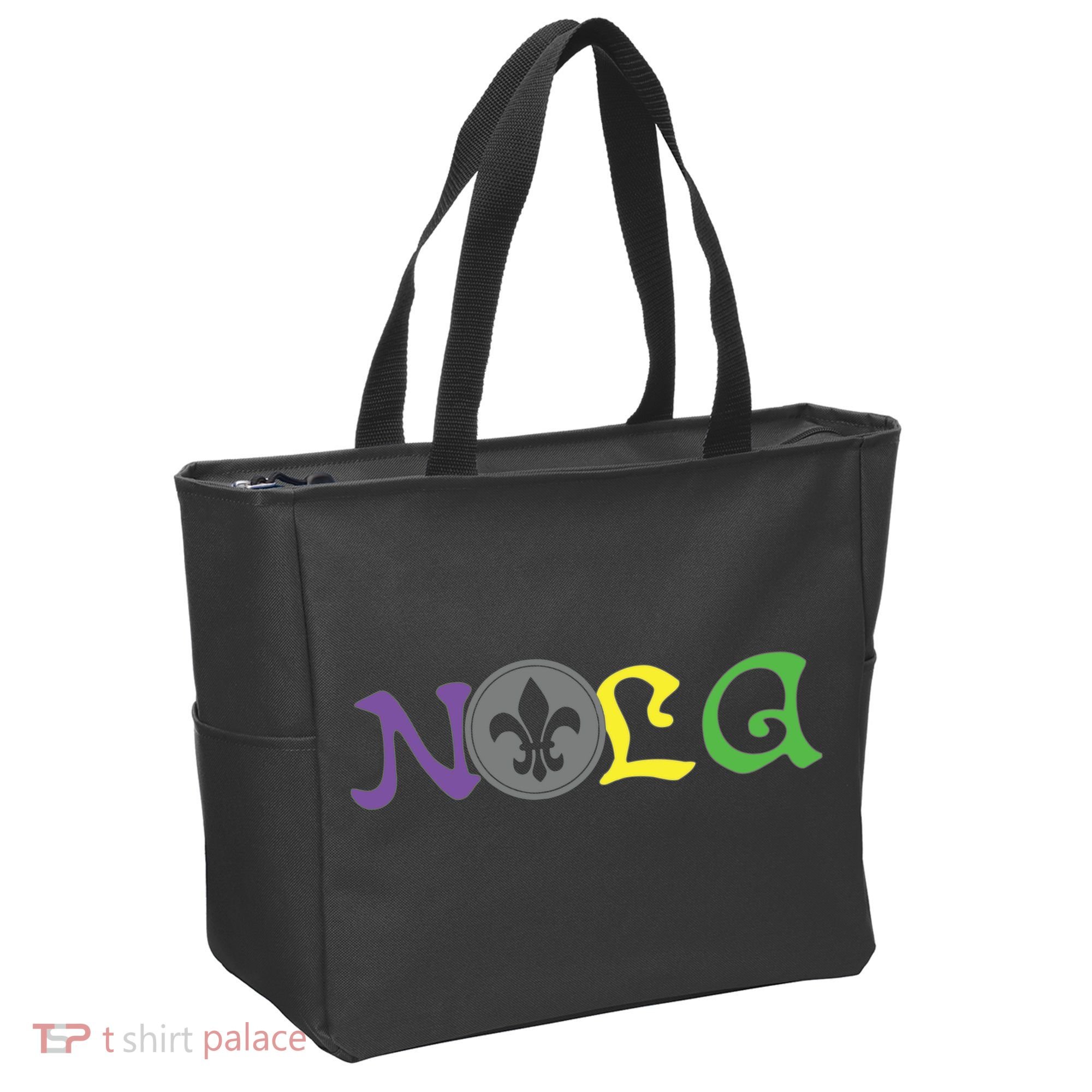 Nola New Orleans Mardi Gras 504 Tote Bag