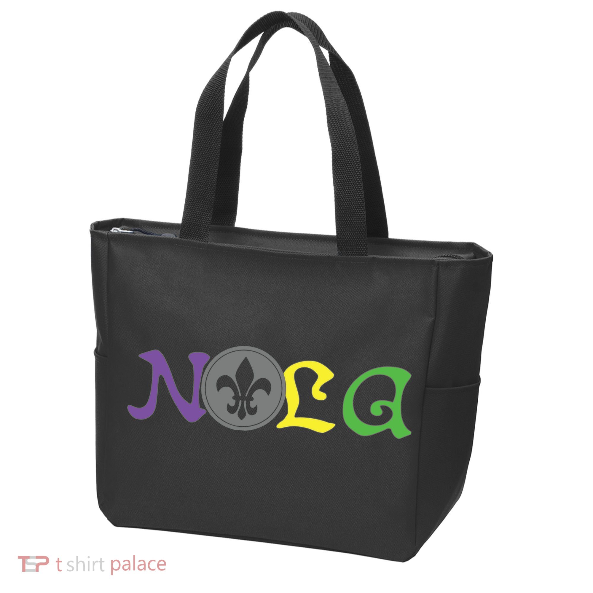 Nola New Orleans Mardi Gras 504 Tote Bag