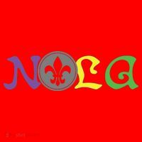Nola New Orleans Mardi Gras 504 Santa Hat thumb 1