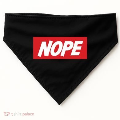 Nope! USA-Made Doggie Bandana