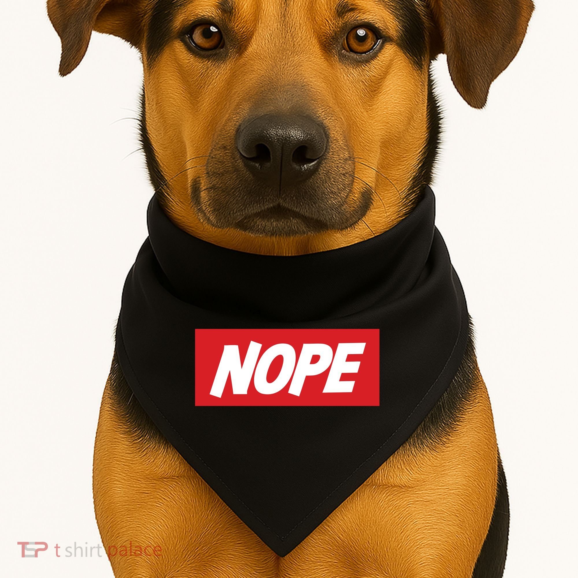 Nope! USA-Made Doggie Bandana