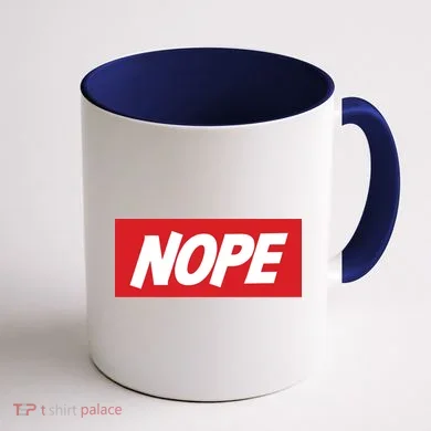 Nope! Coffee Mug back