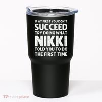 NIKKI Name Personalized Birthday Funny Christmas Joke Tumbler thumb 0