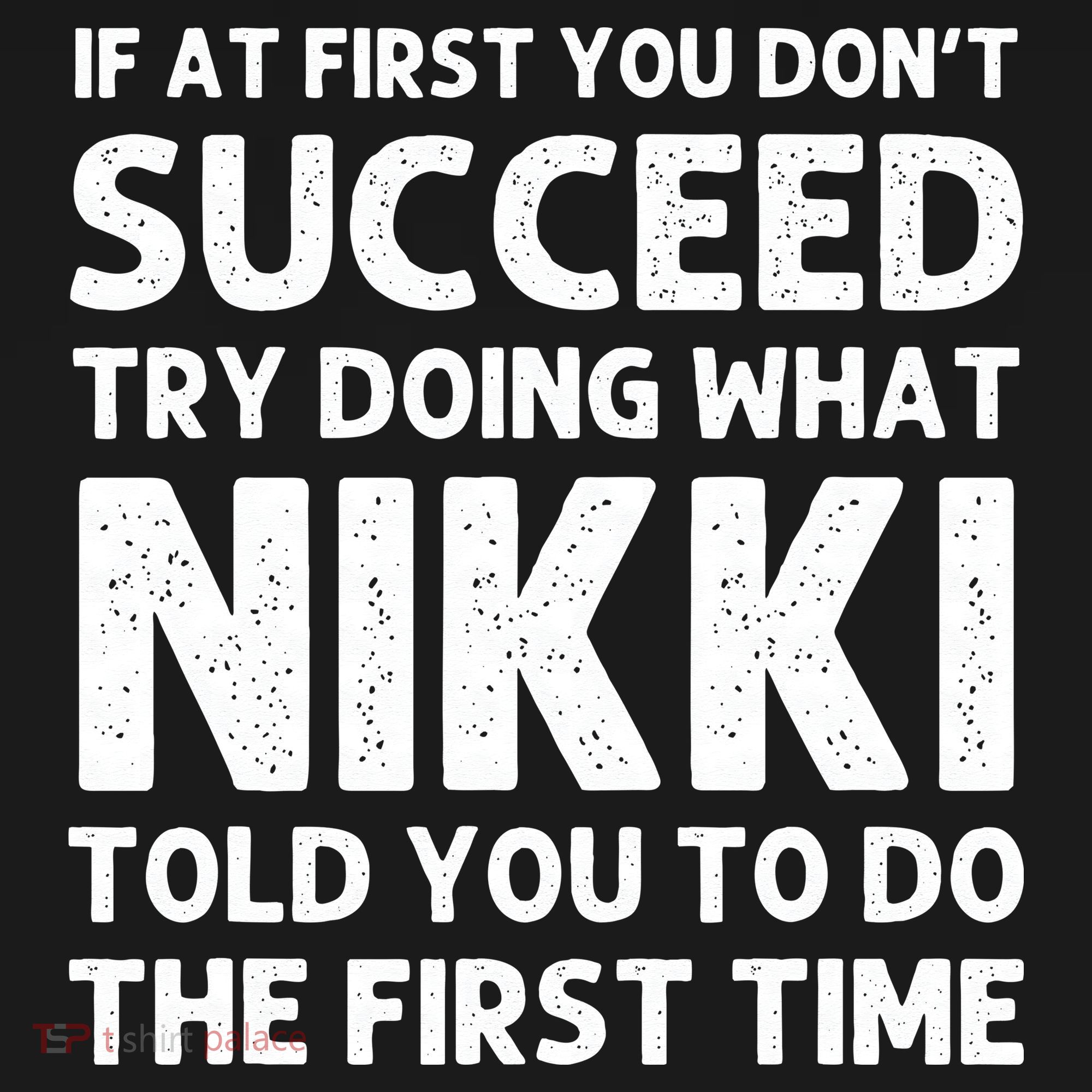 NIKKI Name Personalized Birthday Funny Christmas Joke Women's Tank Top