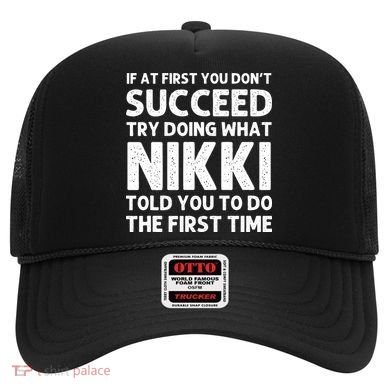 NIKKI Name Personalized Birthday Funny Christmas Joke Hat