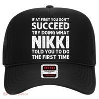 NIKKI Name Personalized Birthday Funny Christmas Joke Hat thumb 0