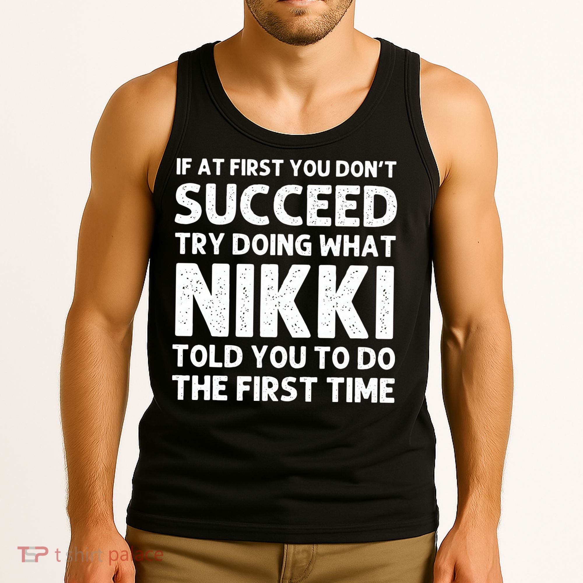 NIKKI Name Personalized Birthday Funny Christmas Joke Tank Top