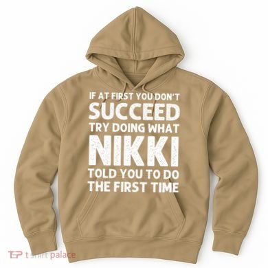 NIKKI Name Personalized Birthday Funny Christmas Joke Hoodie