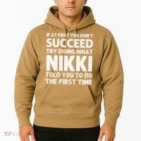 NIKKI Name Personalized Birthday Funny Christmas Joke Hoodie thumb 2