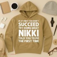 NIKKI Name Personalized Birthday Funny Christmas Joke Hoodie thumb 3