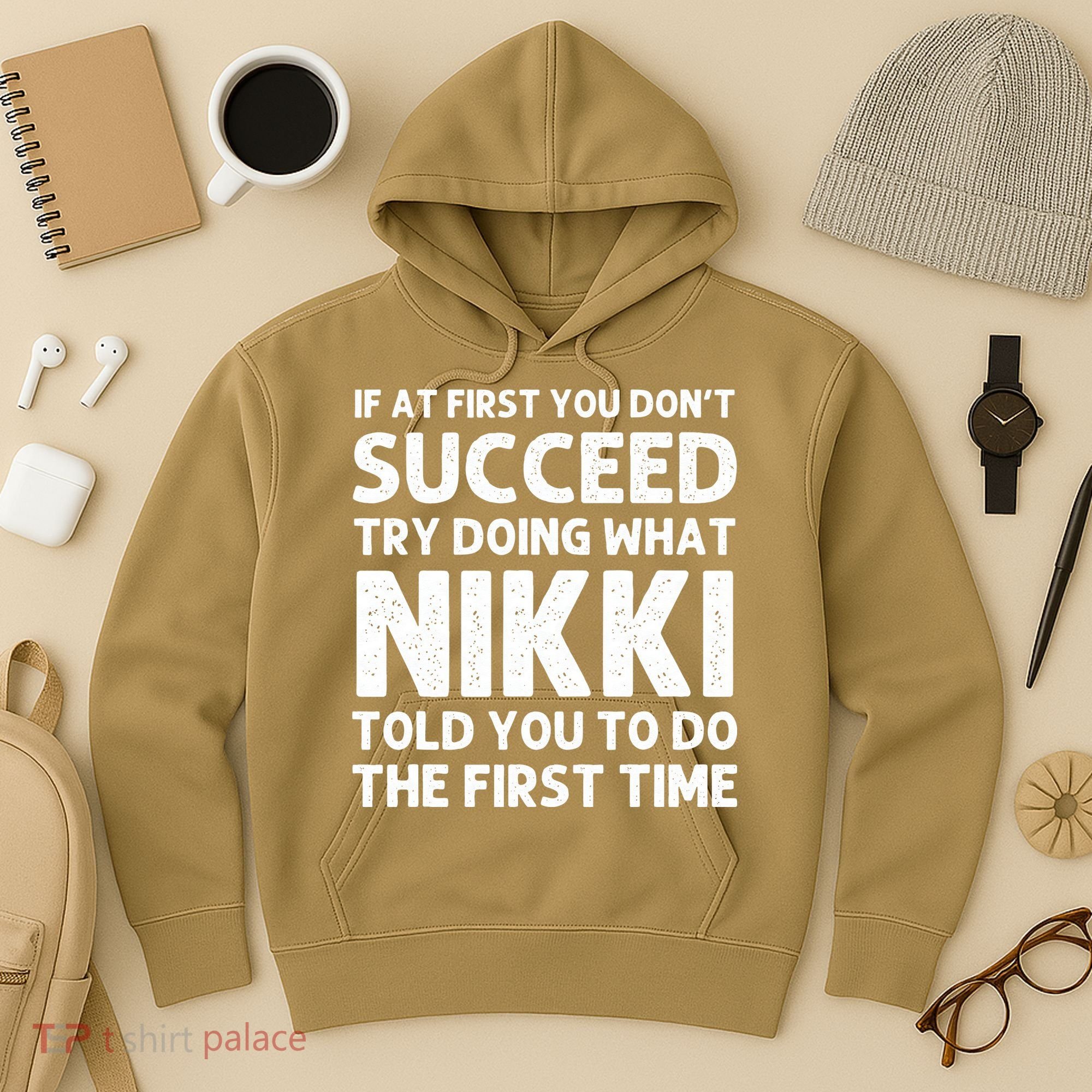 NIKKI Name Personalized Birthday Funny Christmas Joke Hoodie