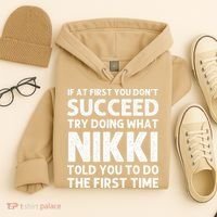NIKKI Name Personalized Birthday Funny Christmas Joke Hoodie thumb 4