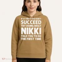 NIKKI Name Personalized Birthday Funny Christmas Joke Hoodie thumb 5
