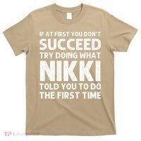 NIKKI Name Personalized Birthday Funny Christmas Joke T-Shirt thumb 0