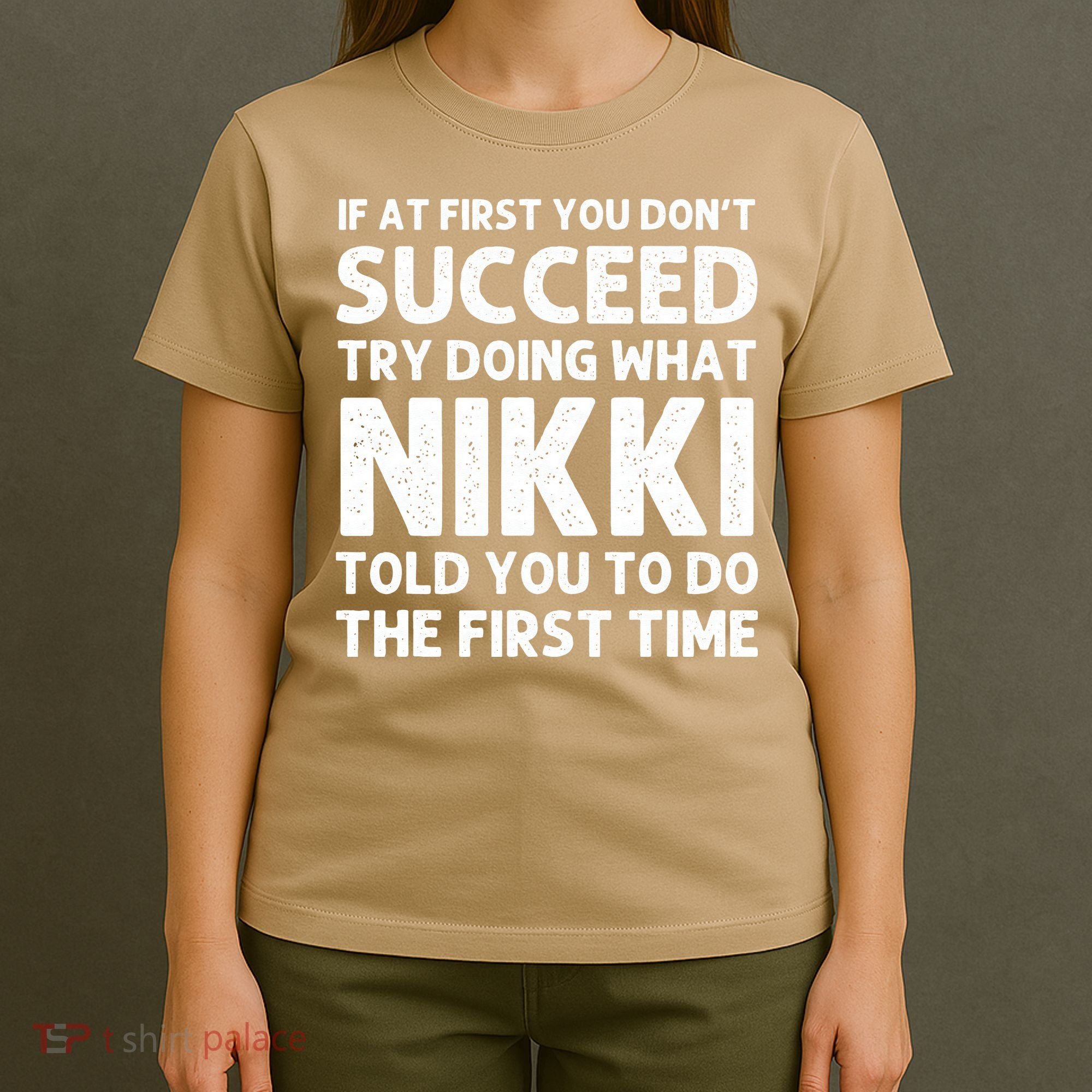 NIKKI Name Personalized Birthday Funny Christmas Joke T-Shirt