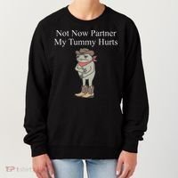 Not Now Partner My Tummy Hurts Women's Sweatshirt thumb 0