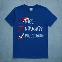 Nice Naughty Palestinian Christmas Palestine Heritage Roots Great Gift T-Shirt thumb 5