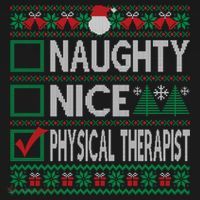 Naughty Nice Physical Therapist Christmas List Ugly Sweater Funny Gift Women's Hoodie thumb 2
