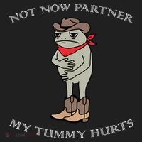 Not Now Partner My Tummy Hurts Women's Sweatshirt thumb 2