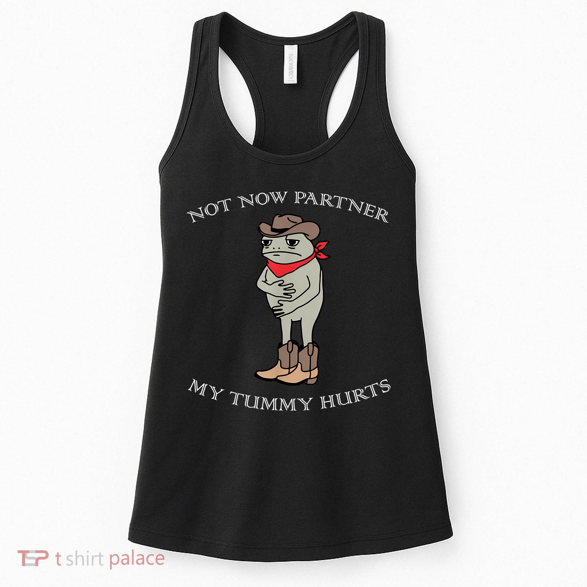 Not Now Partner My Tummy Hurts Women's Tank Top