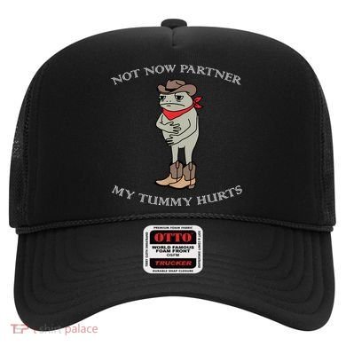 Not Now Partner My Tummy Hurts Hat