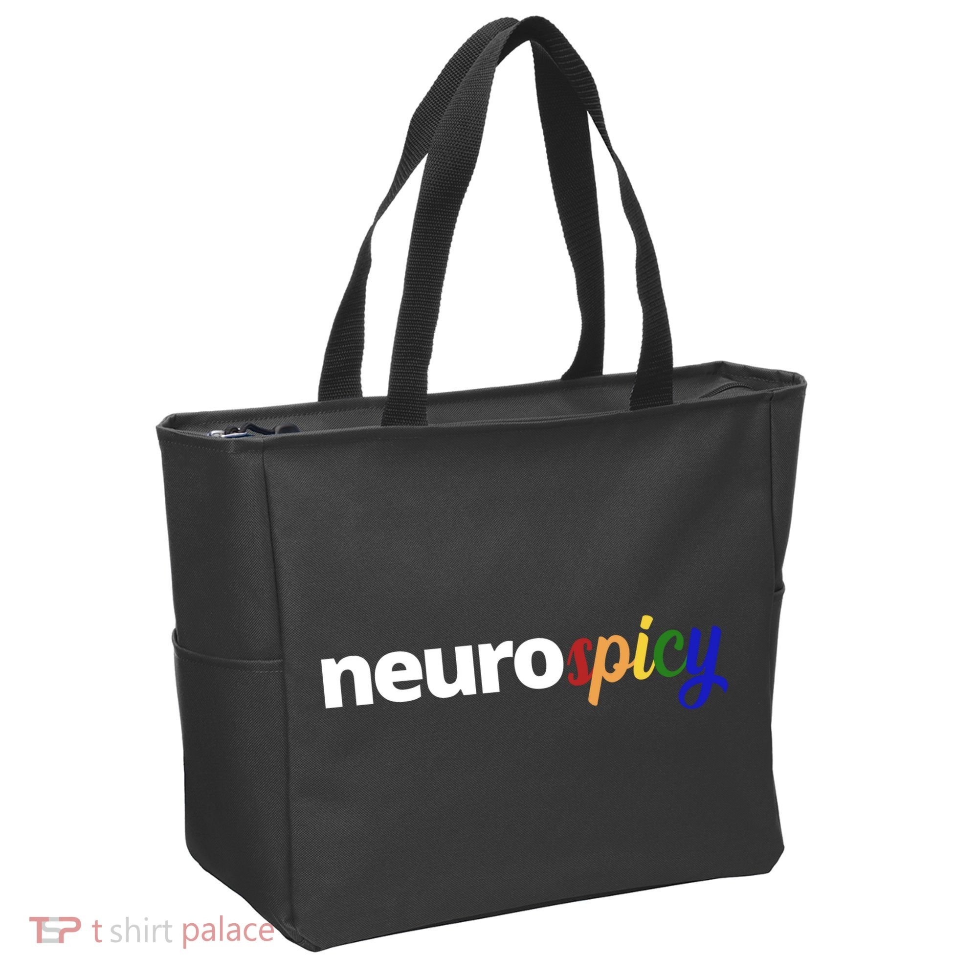 Neurospicy Neurodivergent Pride Autism Tote Bag