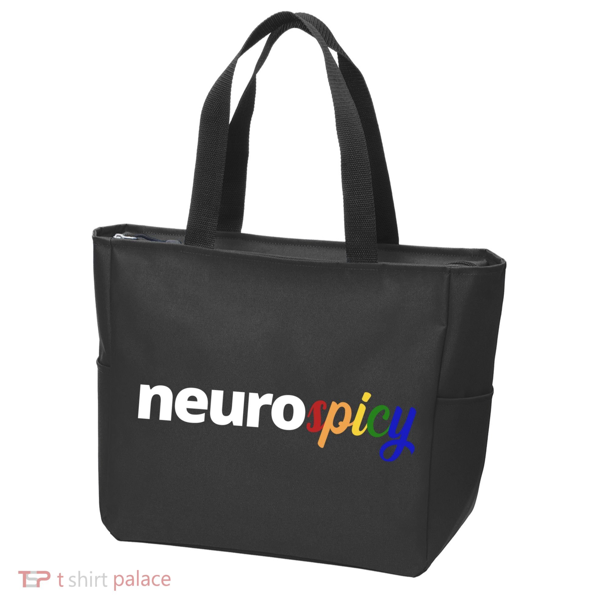 Neurospicy Neurodivergent Pride Autism Tote Bag