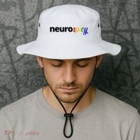 Neurospicy Neurodivergent Pride Autism Bucket Hat thumb 2