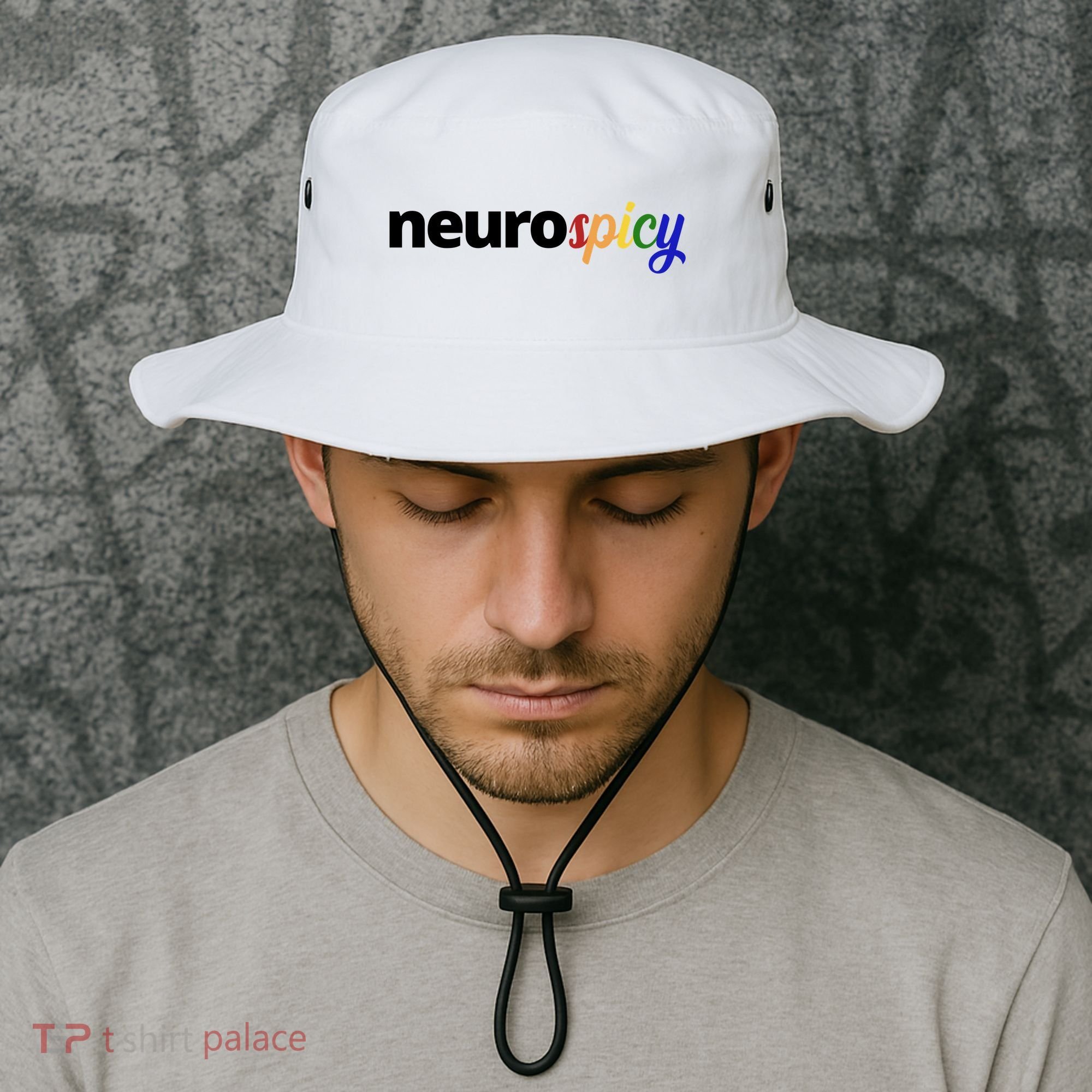 Neurospicy Neurodivergent Pride Autism Bucket Hat