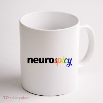 Neurospicy Neurodivergent Pride Autism Coffee Mug back