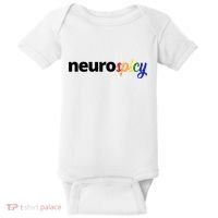 Neurospicy Neurodivergent Pride Autism Baby Bodysuit thumb 0