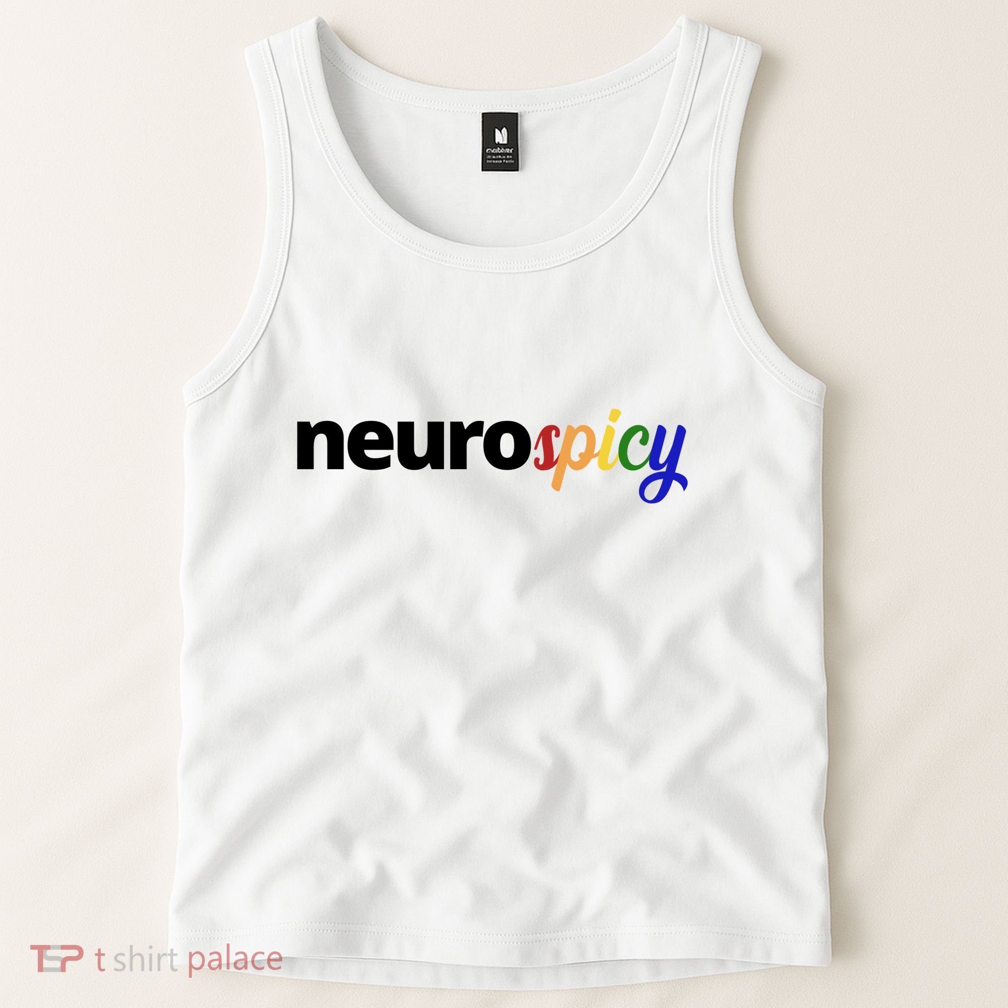 Neurospicy Neurodivergent Pride Autism Tank Top