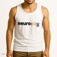 Neurospicy Neurodivergent Pride Autism Tank Top thumb 3