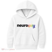 Neurospicy Neurodivergent Pride Autism Kids Hoodie thumb 0