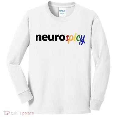 Neurospicy Neurodivergent Pride Autism Kids Long Sleeve Shirt